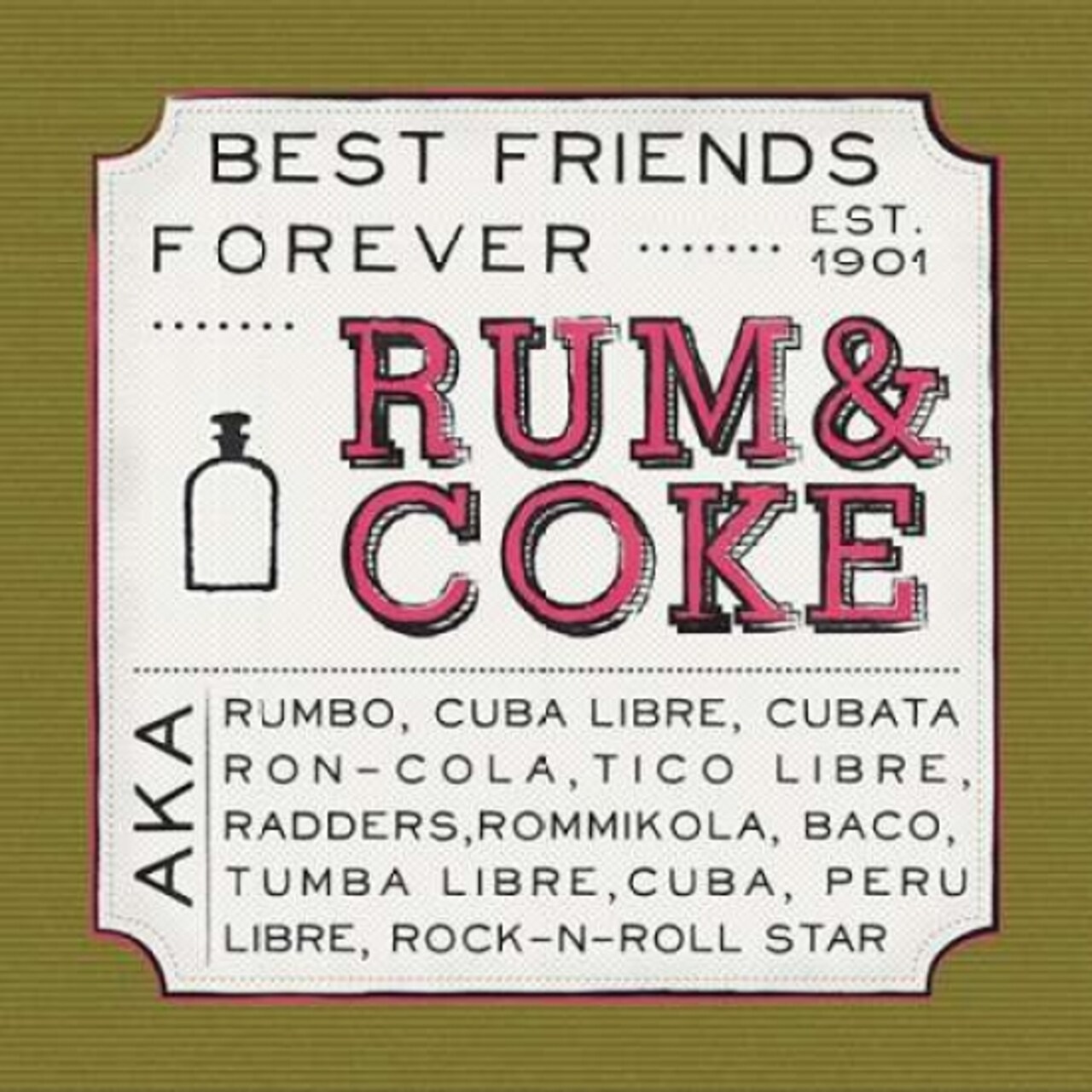 Rum and Coke Poster Print by Ashley Sta Teresa - Item # VARPDXSTA109